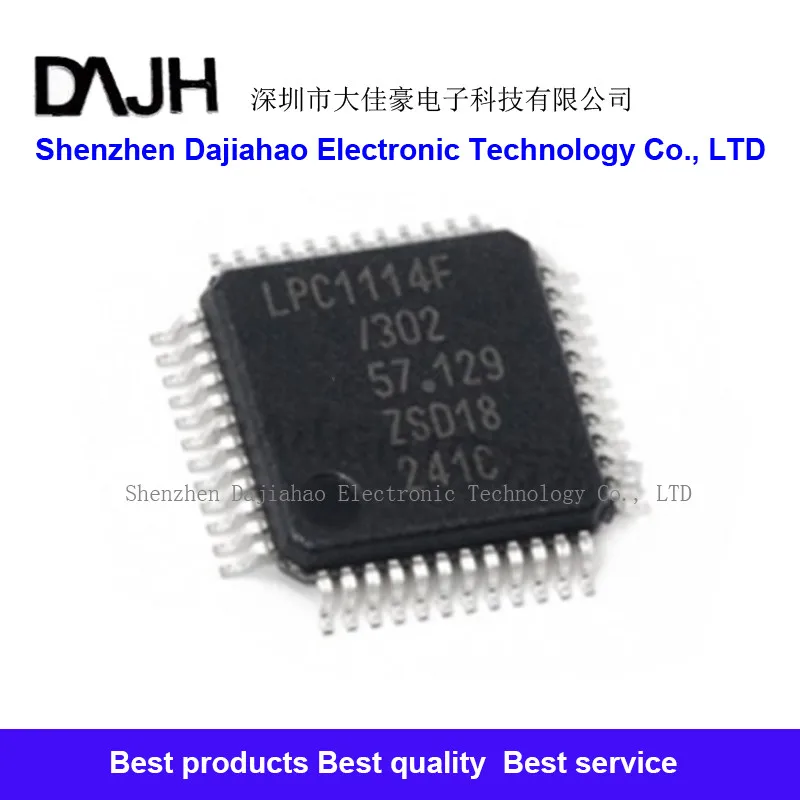 2pcs/lot  LPC1114F LPC1114FBD48/301 302 303 QFP48 IC chips in stock