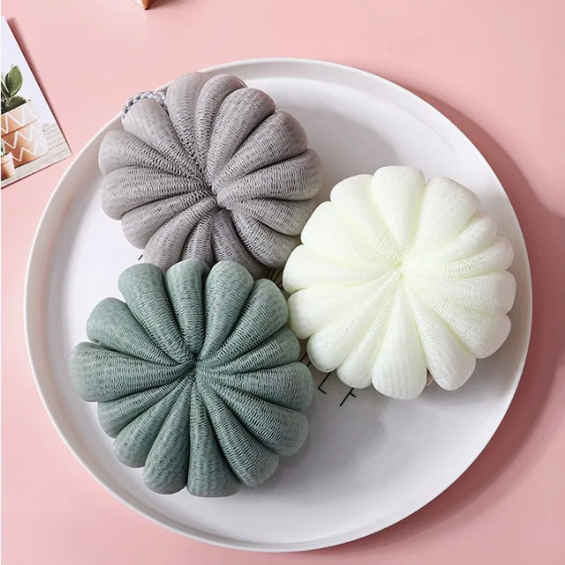 부드러운 메쉬 목욕 볼 바디 클리닝 브러시 샤워 바디 클리닝 각질 제거 마사지 스크러버 목욕 볼 욕실 목욕 용품