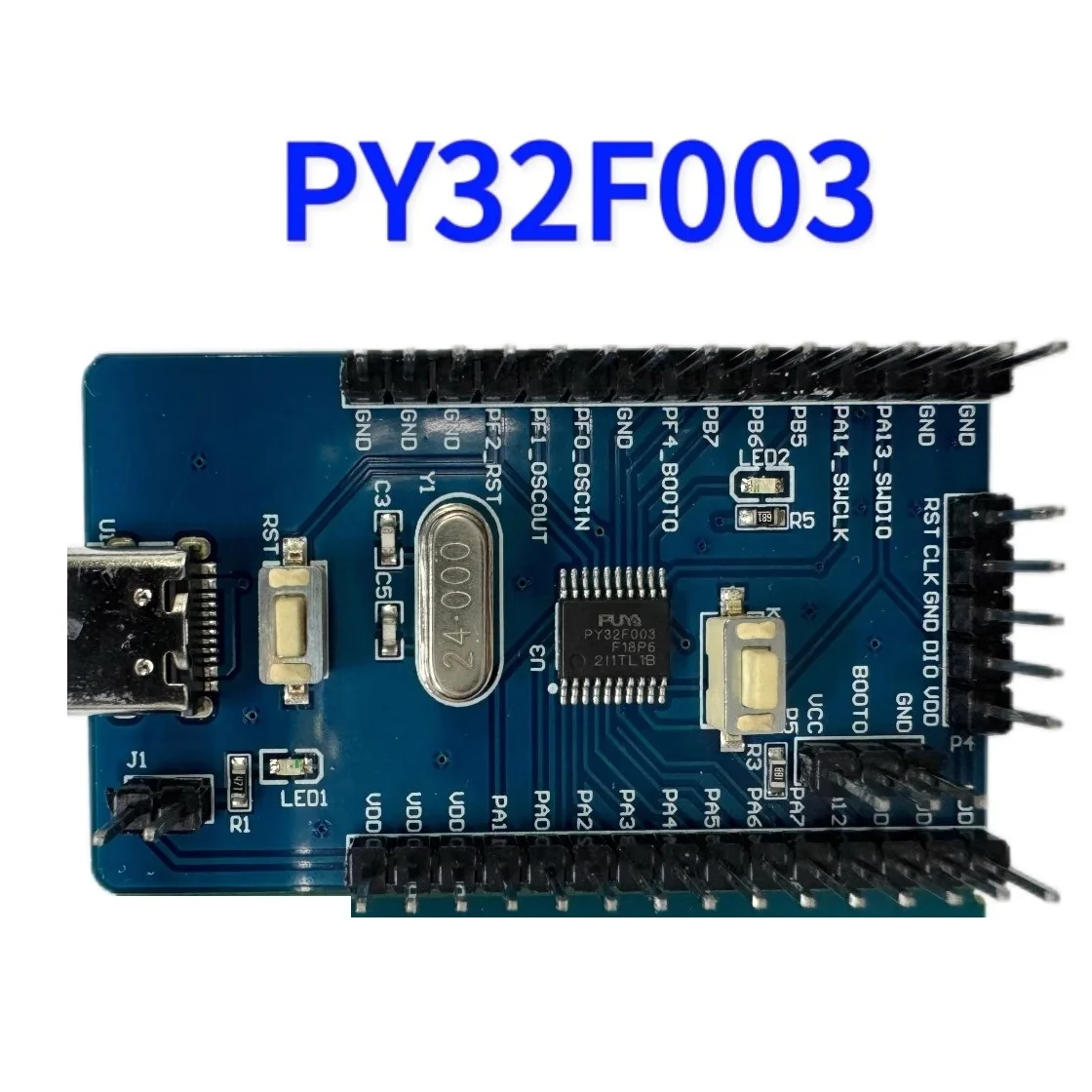 Puya PY32F003 Development Board with Onboard PY32F003F18P6 MCU Core Module