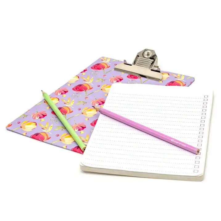 Pukka Pads Blossom Clipboard with Pad - Pack 4