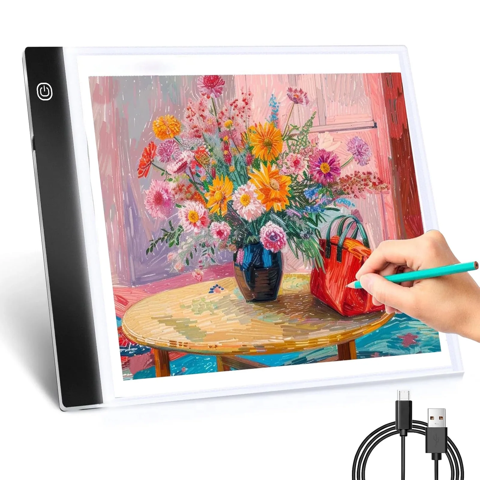 3 Level Dimmable Led Drawing Copy Pad Board for Baby Toy A4 Creativity Painting Educational Toys for Children Gifts