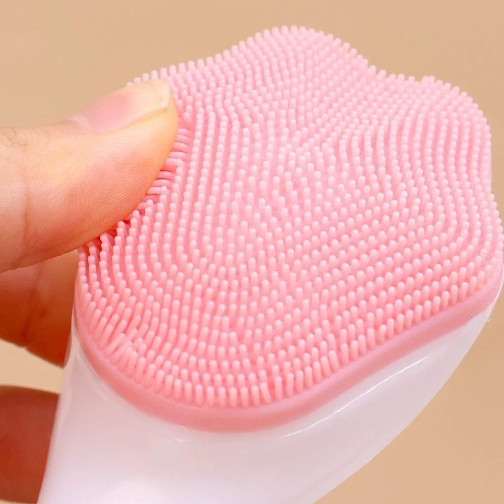 1 Stück Katzenpfoten-Silikon-Gesichtsreinigungsbürste, Gesichtsreinigungsbürste, Make-up-Entfernungsbürste, Porenreinigungsbürste mit langem Griff, Gesichtsreinigungswerkzeug – Detail 7