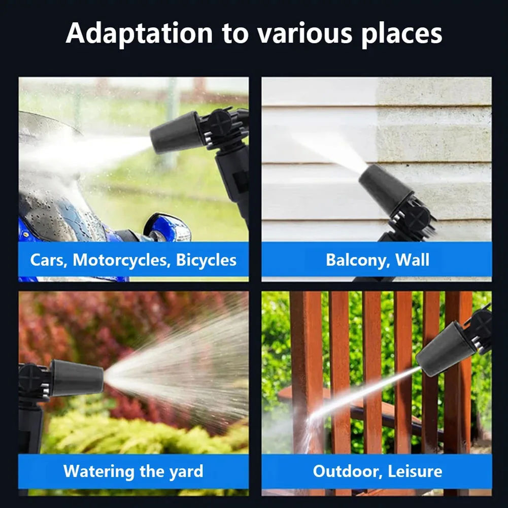 Turbo Nozzle Adapter 360 Rotating Nozzle Powerful Spray Patterns User-friendly Operation Easy Connect Pressure Washer Nozzle