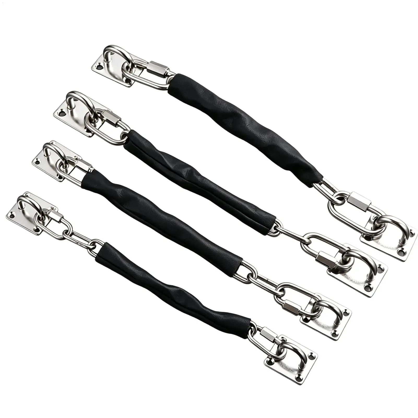 Anti Wind Door Restrictor 304 Stainless Steel Anti Fall Heavy Duty Door Safety Chain For Hotel Guest Room Commercial Glass Door