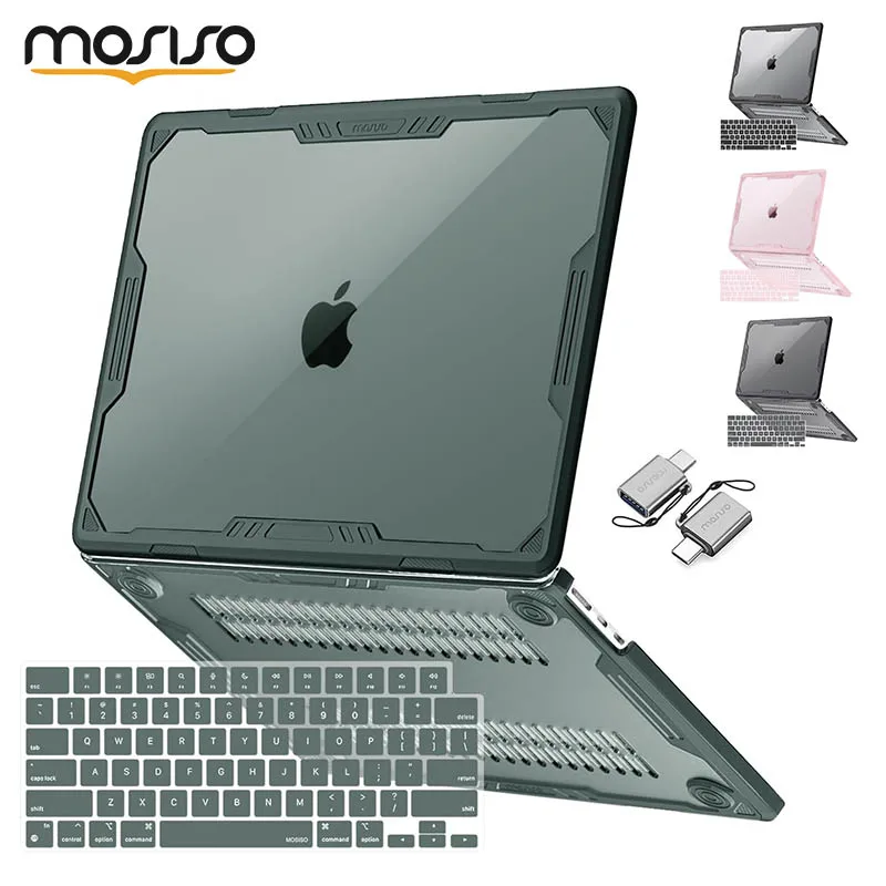 

Чехол для ноутбука 2025 MacBook Air 13,6 15 дюймов M4 A3240 M3 A3113 M2 A2681 Pro 16 дюймов A3403 A3186 Пластиковый жесткий чехол