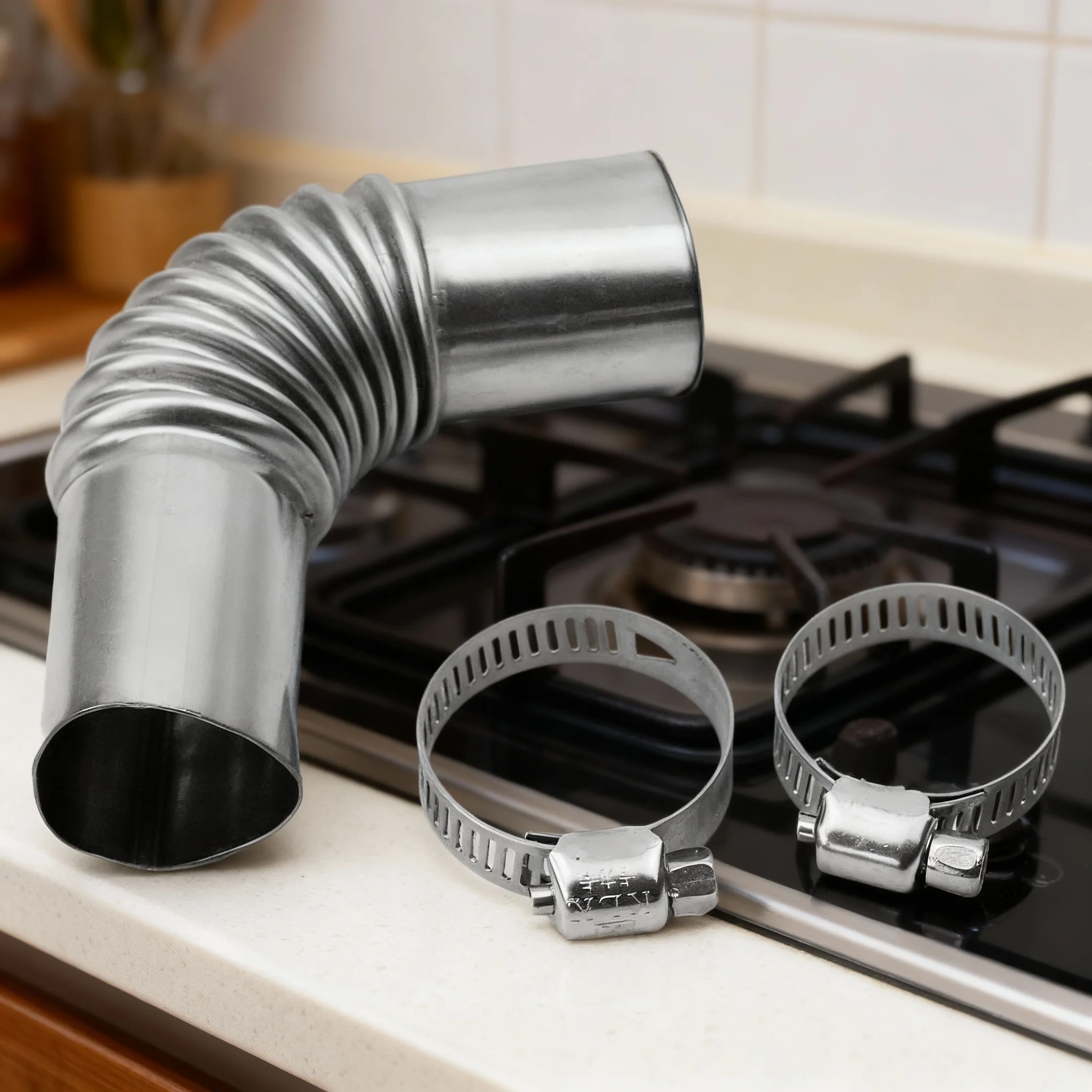 Tubo de codo de 24mm, calentador de estacionamiento diésel, conector de tubo de escape con Clip para Webasto, calentador de barcos diésel, herramienta de pieza de calefacción de coche