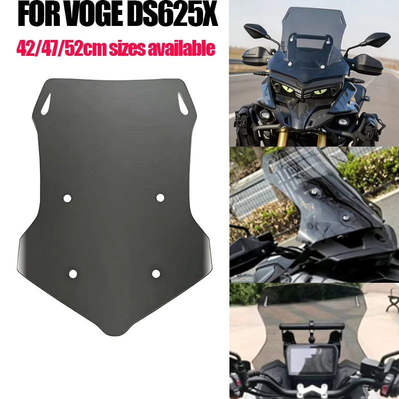 For Loncin VOGE DS625X DS 625X 625DSX DSX 625 2026 New Windscreen Deflector Heightened Widened Windshield