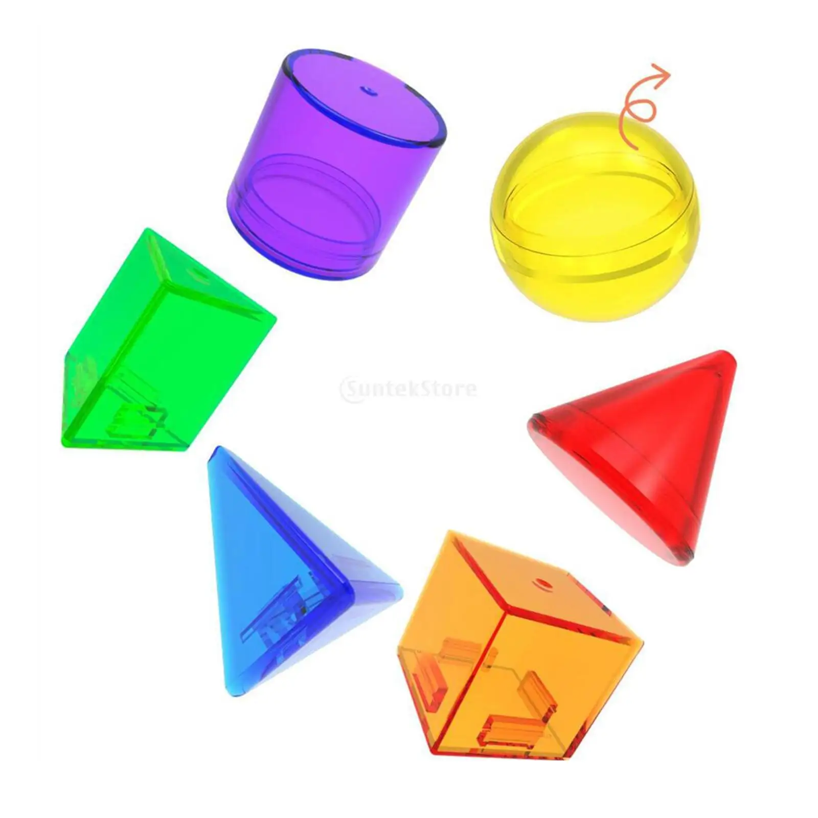 100x Geometrische Vaste Stoffen Kleuren Sensorische Geometrie Helper Meting Educatief Speelgoed Montessori Voor Games Cadeau-Activiteit Lesgeven Thuis