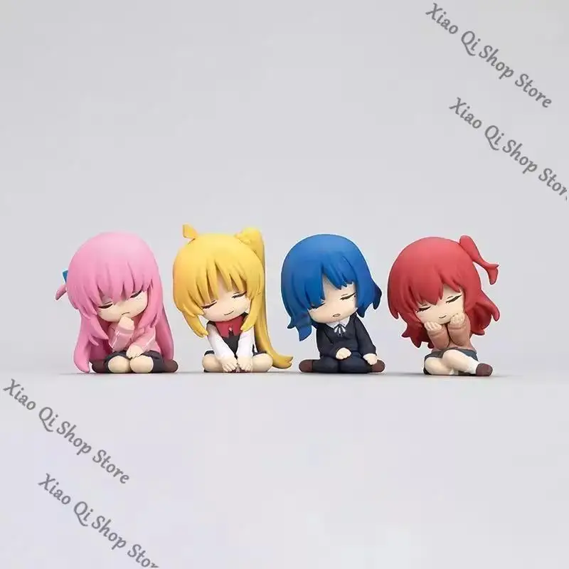 الرسمية حقيقية Bocchi الصخرة! أنيمي ambitus Gashapon Gotoh Hitori Ijichi Nijika Yamada Ryo نموذج مصنوع يدويًا لتزيين سطح المكتب