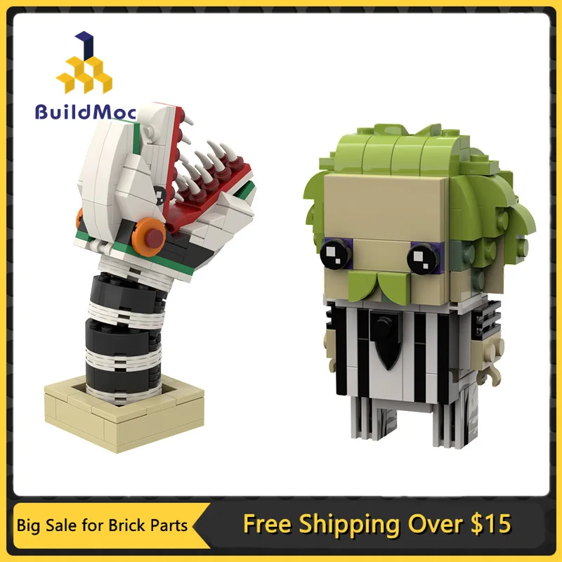 

MOC DIY Action Figure Netherworld Bio-exorcist Archmage Sandworm Snake Brickheadz Building Blocks Kit Brick Model Toy Kid Gift