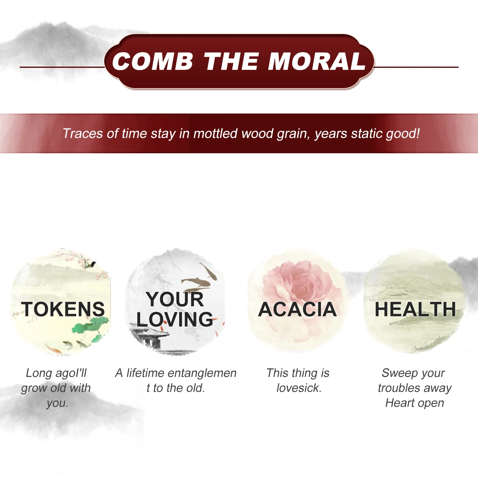 

3 шт., расчески для волос из персикового дерева, долговечные массажные массажеры для кожи головы, портативные креативные парикмахерские инструменты для взрослых, против волос