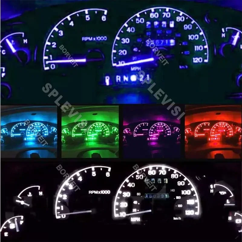 Wholesale High QualityT10 5W5 W5W LED Bulb 5050 5SMD 12V Dash Cluster Gauge LED LIGHTS acessórios para carro