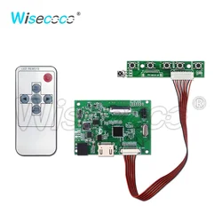 Wisecoco EDP 30 Pin Control Driver Board DIY Kit Keyboard Interface For PC Screen 1920x1200/1920x1080/1280x800 PCB800807V6
