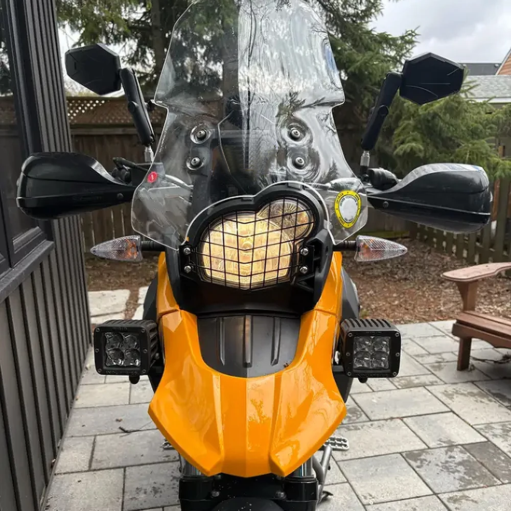 

FOR BMW G650GS Sertao G650X Moto Challenge 2006 - 2016 Motorcycle Accessories Headlight Protection Grille Guard Cover Protector