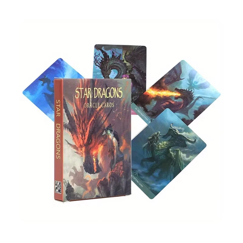 Star Dragons Oracle Cards Game Fortune-telling Tarot Divination Edition Creativity Messages Board Deck