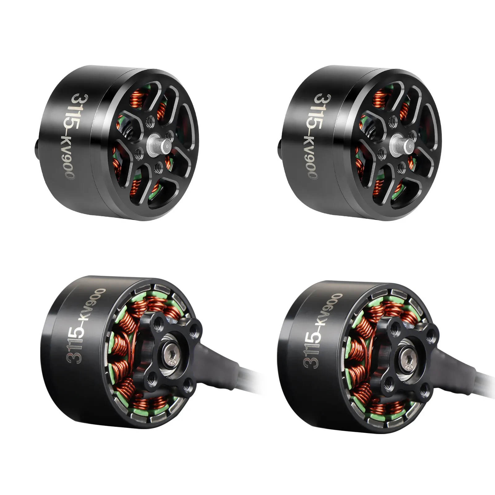 2026 latest 3115kv900 short-axis brushless motor 10-inch crossing machine long-distance motor heavy load