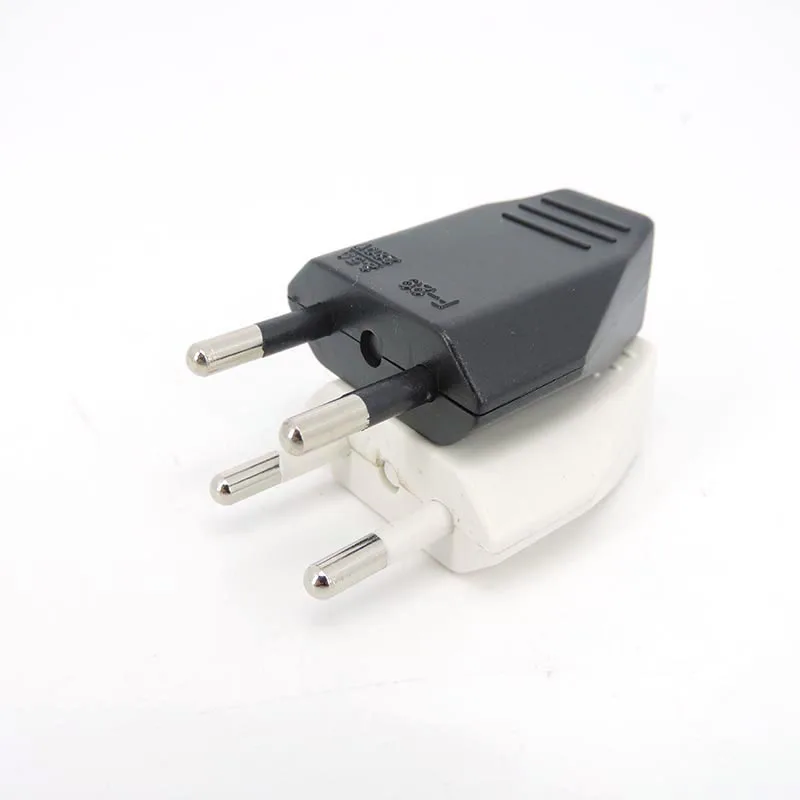 EU Plug AC power Adapter 220v 2.5A Male Euro Replacement Outlets Rewireable Electeical Socket For Power Extension Cable 2pin e1