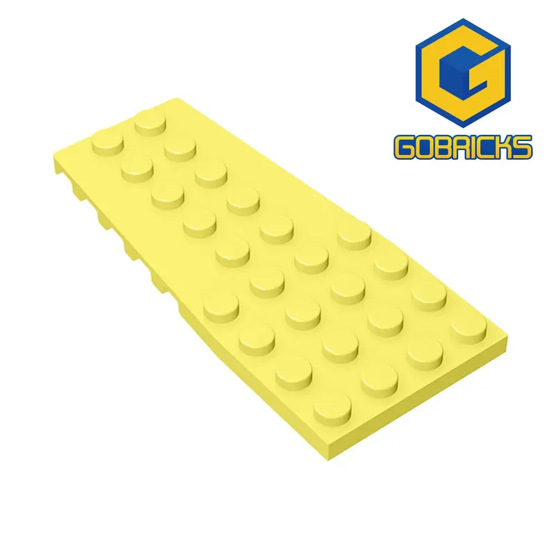 Gobricks 10PCS Bricks Wedge, Plate 4 x 9 with Stud Notches compatible with lego 14181 2413 toys Assembles Building Blocks Parts