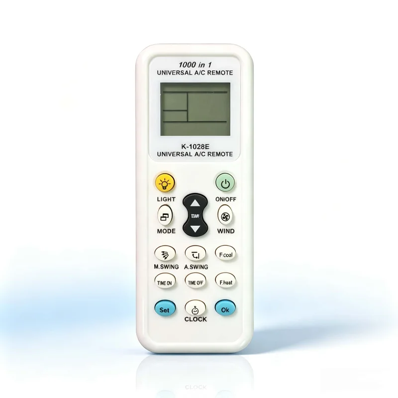 Universal Remote Control Air Conditioner Remote Control/Applicable to Various Brands, Long Press SET for Adjustment Code K-1028E