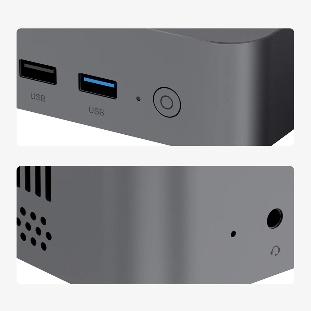 Oumax-Mini PC intel n5095,デスクトップ,サイレント,1000 Mbps LAN, 8GB, 128GB,オフィスコンピューター,vs Mini s12 pro b4 plus,8GB, 256GB, 2024