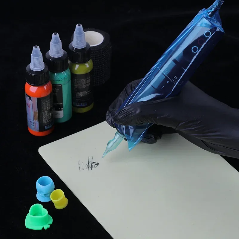 Tattoo Pen Covers Disposable Sleeves Machine Covers Large Size Fits Most Rotary Machines Durable Plastic Protection 5