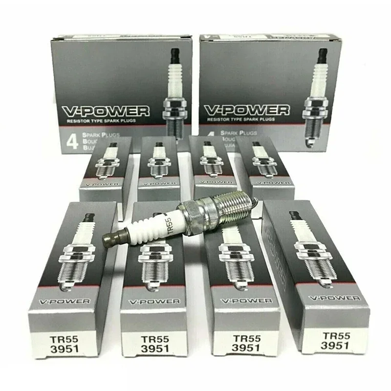 

4/6Pcs Normal Spark Plug TR55 3951 for Cadillac ELDORADO SEVILLE SRX Chevrolet Equinox CAMARO TRANS Ford F150 E250 E350 EXPLORER