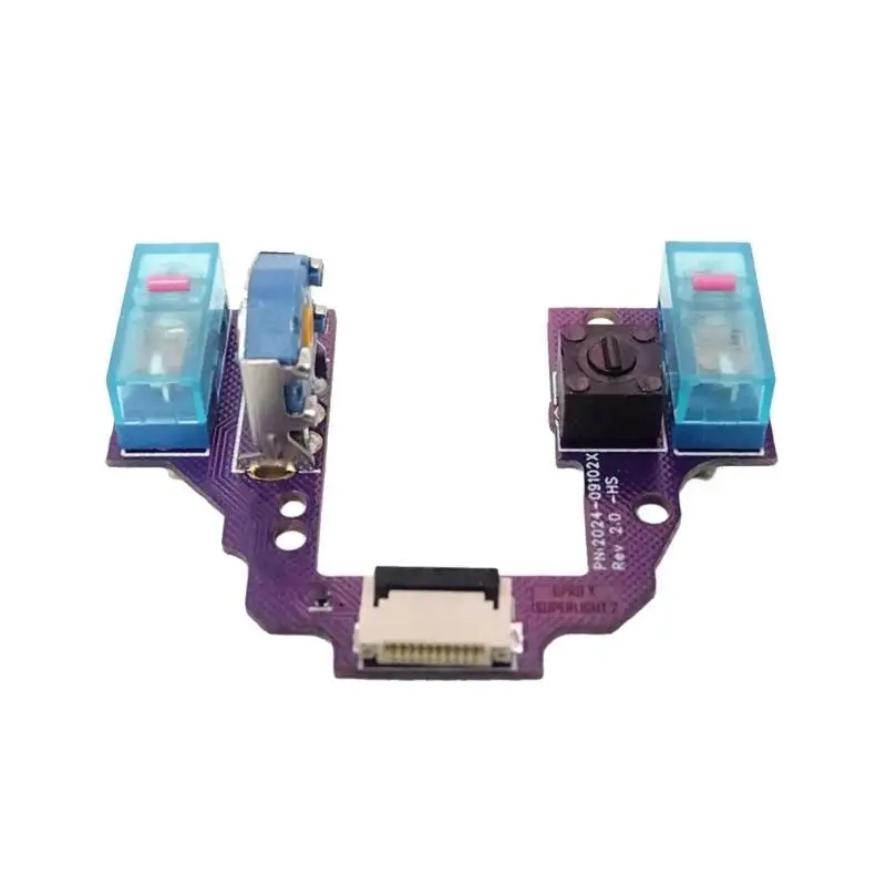 652F Ergonomic Mouse Mainboard Microswitch For GProX Superlight 2 Mouse Wheel