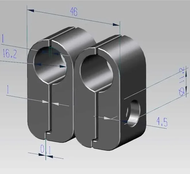 Uchwyt łączący do systemu kamer samochodowych 16 mm, zestaw łączników do słupka kamery samochodowej — zdjęcie produktu 6