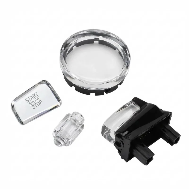 

For 2024‑2025 New BMW i5 / 5 Series, 4‑Piece Start Knob Set, Artificial Crystal Glass Paddle Button Knob