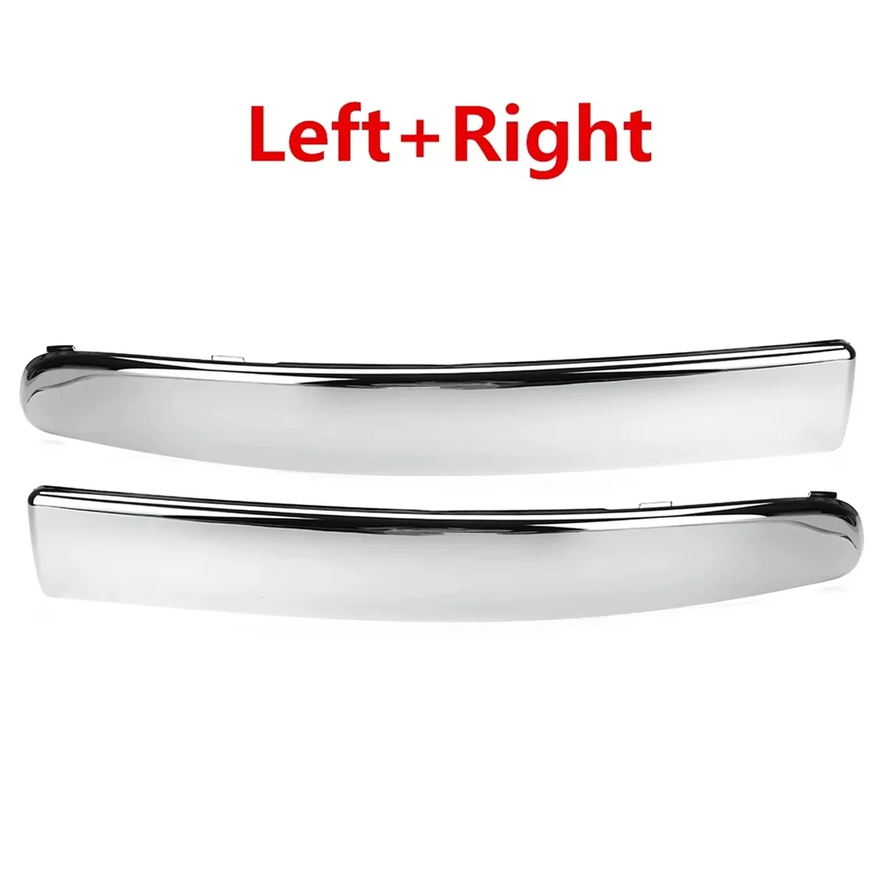 

Chrome Silver Front Bumper Moulding Trim for Fiat 500 2007-2015 Lower Cover 735455056 735455057 Car Accessory