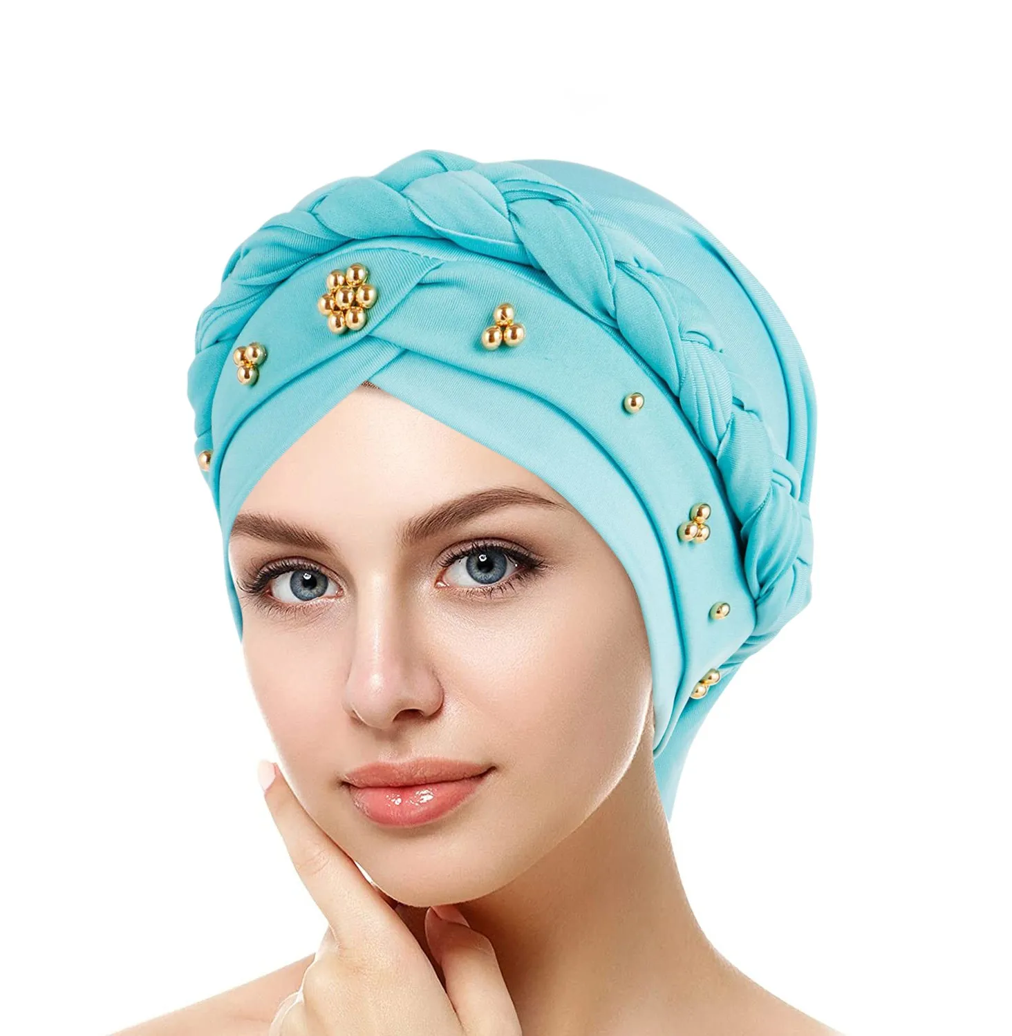 Muslim Turban Scarf for Women Islamic Inner Hijab Turban Cap Headwear Arab Wrap Head Scarf Hair Accessories