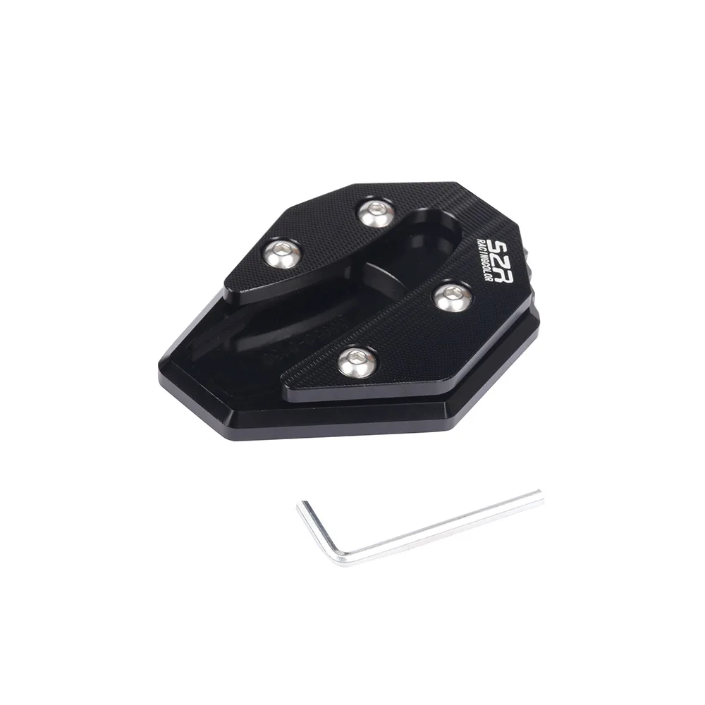 

Motorcycle CNC Foot Side Stand Enlarge Extension Kickstand Pad Plate for Yamaha N-MAX 155 Nmax 155