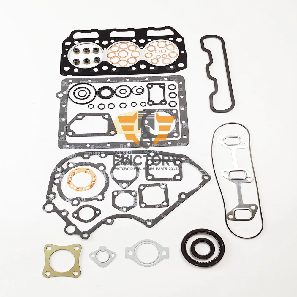 For Yanmar 3T72-LTBS 3T72 piston+piston ring+cylinder liner+gasket kit