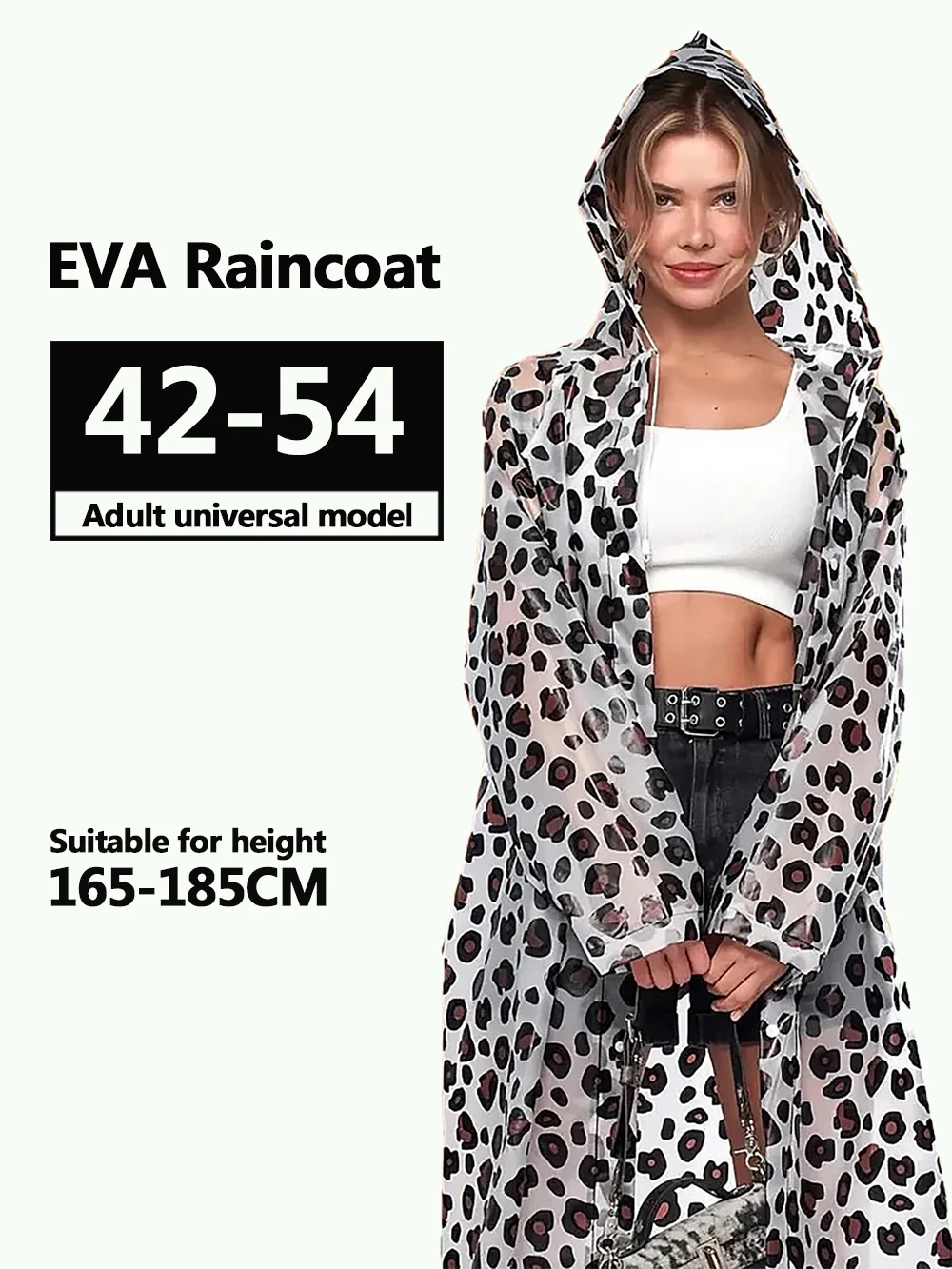 Uma variedade de padrões de capas de chuva para adultos, capas de chuva resistentes e duráveis, impermeáveis e resistentes ao frio, adequadas para trave ao ar livre