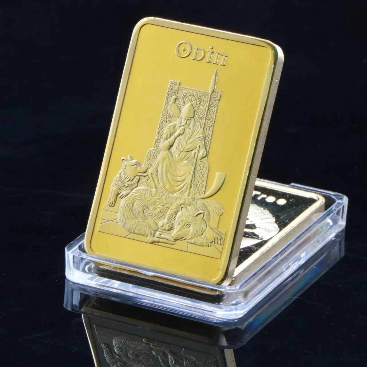 Russia Soviet Union Tree of Life Rare 1 OZ, 1Pcs Pure Gold Plated Bar Layered Ingot, Bullion Bar Coin, Commemorative Coins, Gift