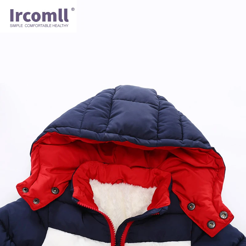 Ircomll New Fashion Baby Winter&Autumn Clothes Newborn infant Jumpsuit Inside Fleece Rompers Autumn Overalls Children Outerwear