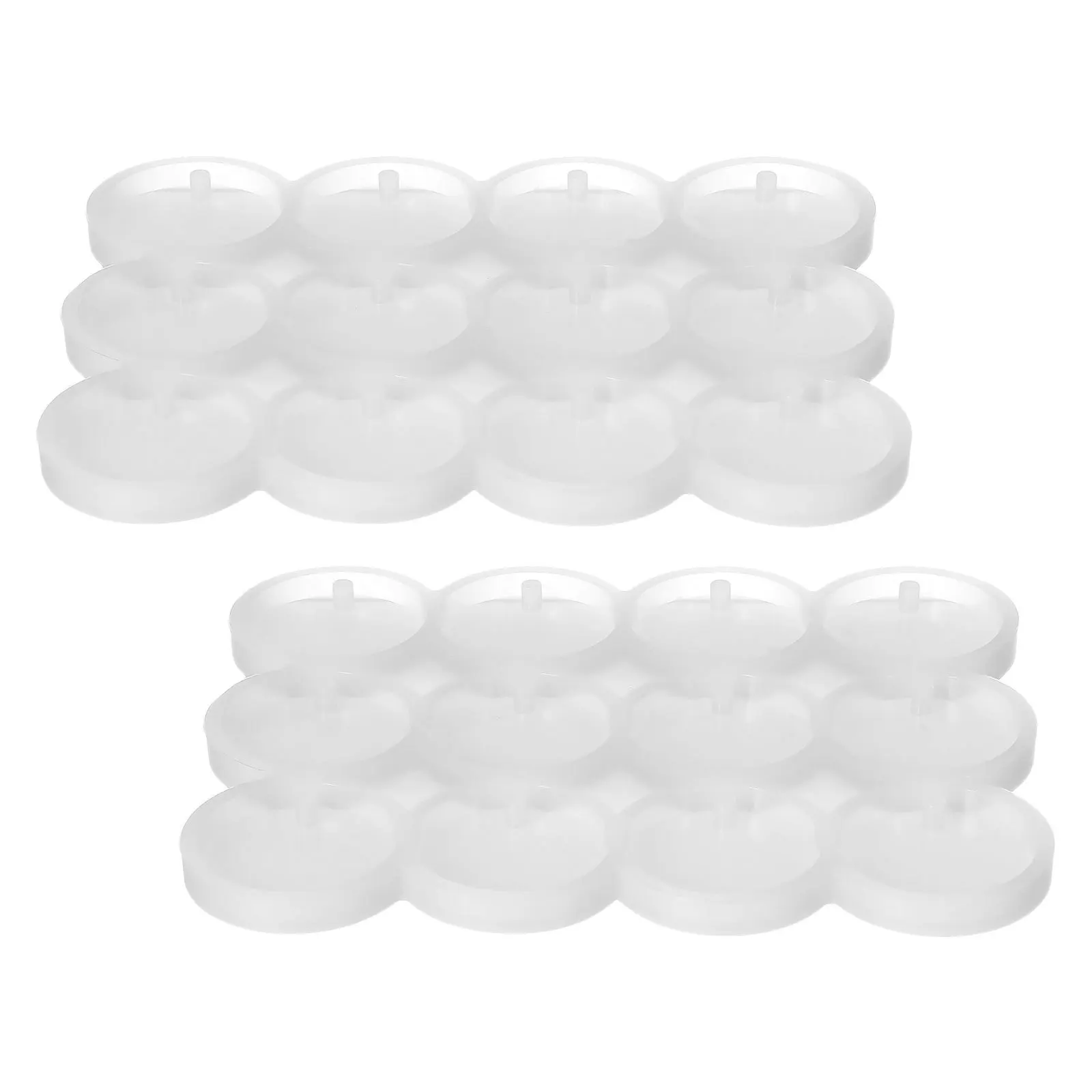 

2Pcs Reusable Round Silicone Molds Crystal Resin Molds for Pendant Earrings Keychains Jewelry Making Epoxy Resin Casting DIY Kit