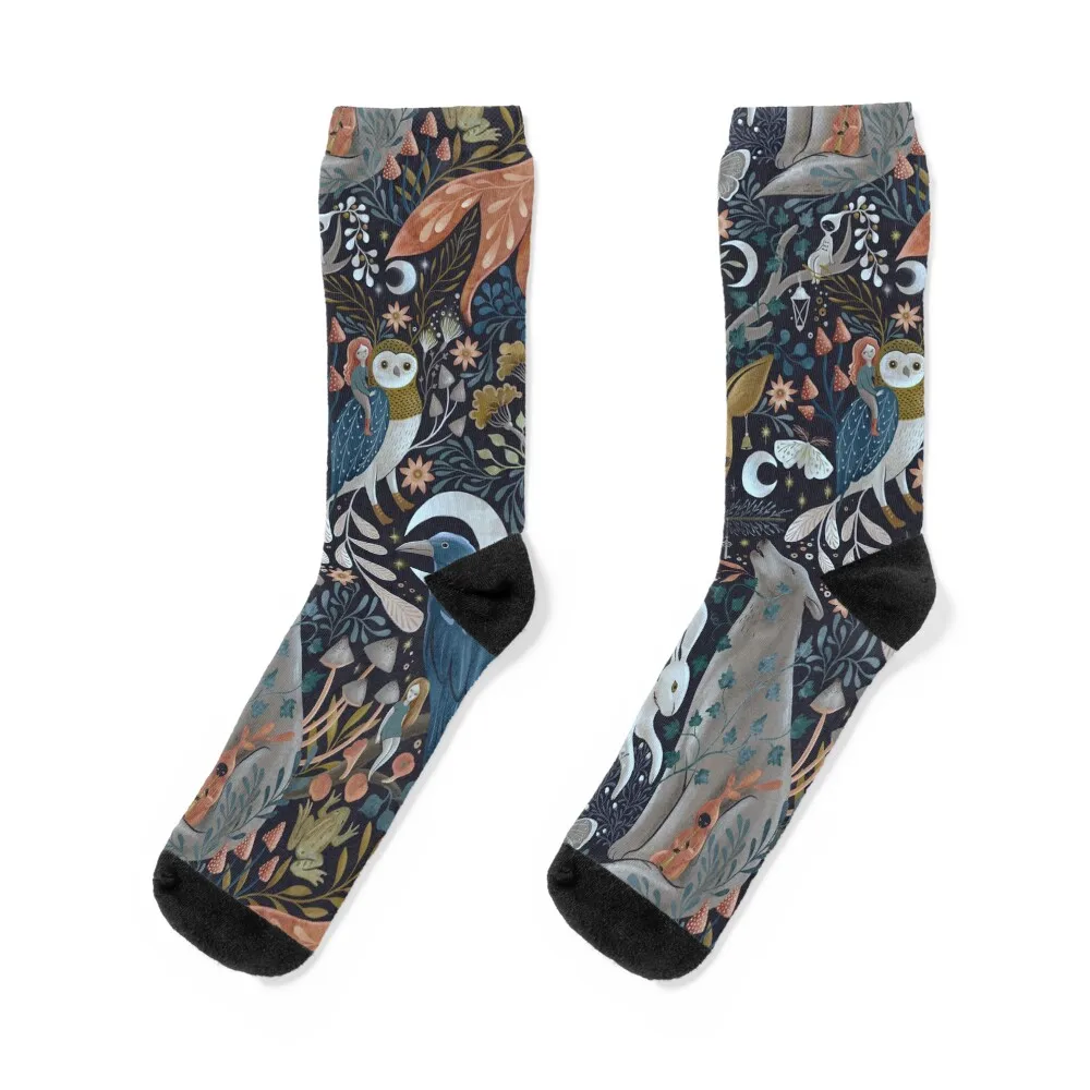 

whimsical gothic pattern Socks christmas stocking Wholesale colored anime Women's Socks Men's
