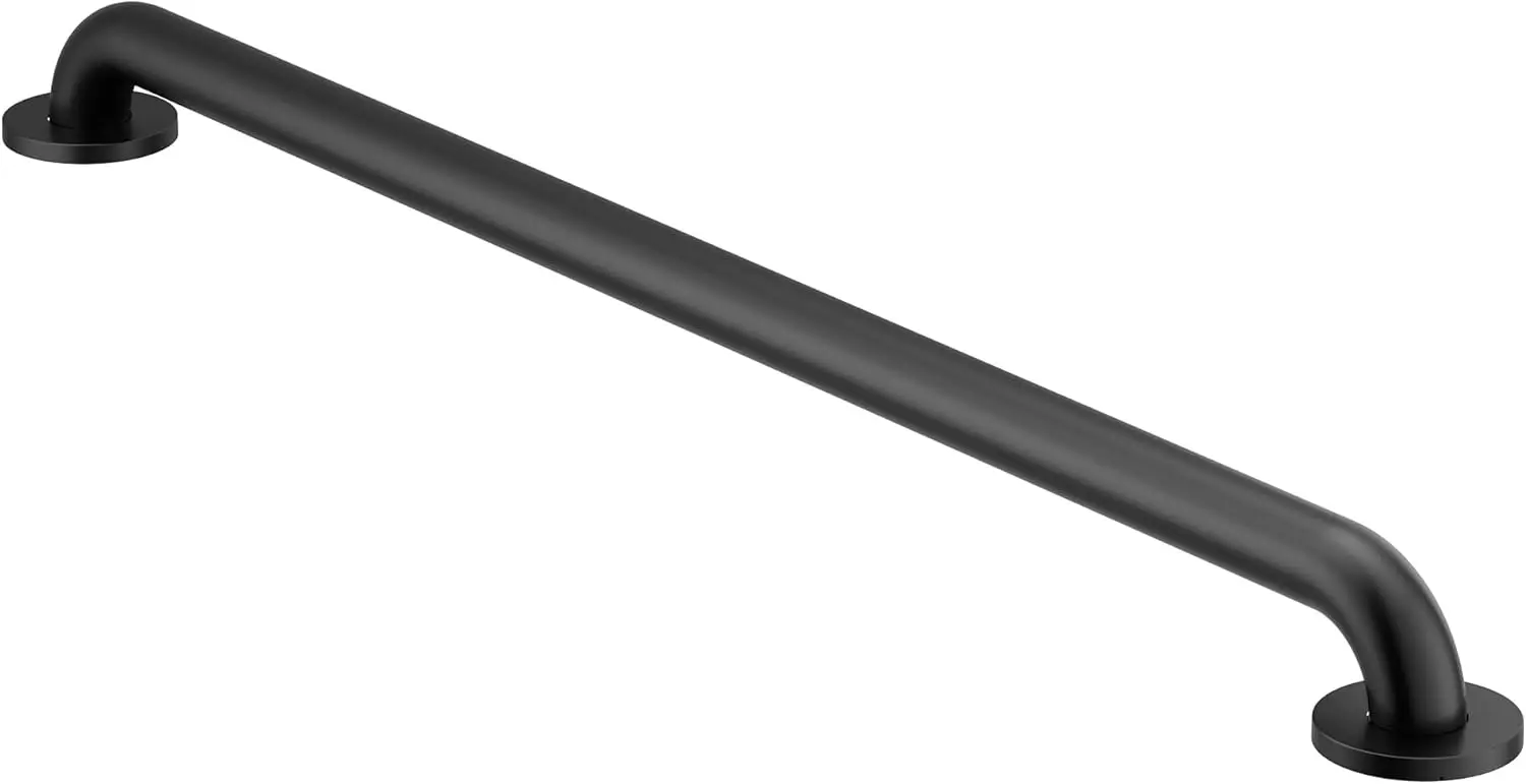 

36-дюймовая поручень из нержавеющей стали для ванны и душа, для безопасности пожилых людей, со скрытыми креплениями, матовый черный цвет