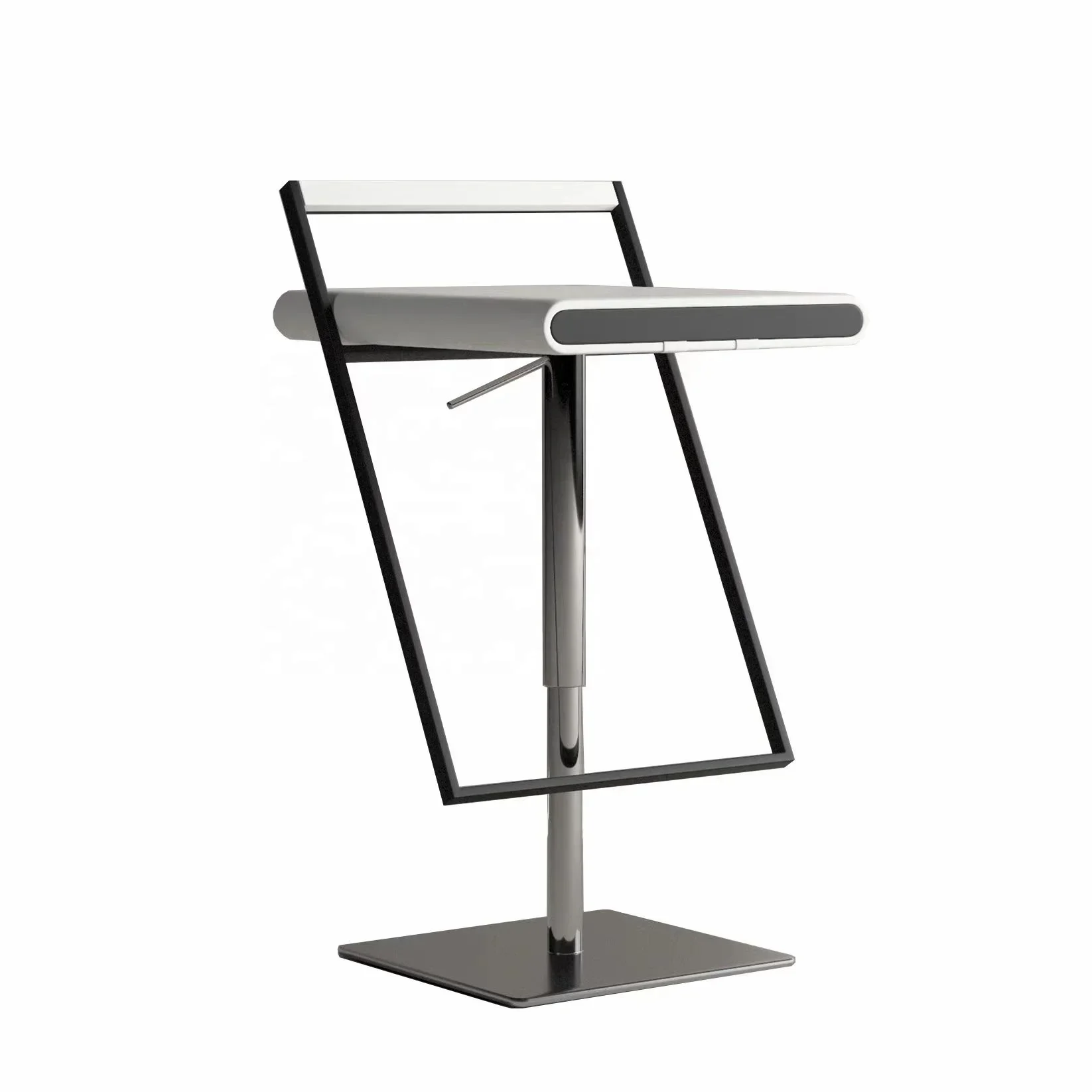 Modern light luxury bar chair simple creative bar cafe counter swivel stainless steel bar stool high chair