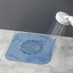 Silicone Floor Drain Anti Clogging Hair Catcher With Stopper Pad  Bathroom Floor Drain Cover  Sink Filter Bathroom Kitchen