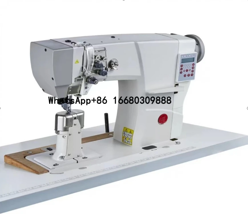 Automatic SC-592 Used Shoe Post Bed Overlock Electric Industrial Lockstitch Double  Computerized Roller Sewing Machine