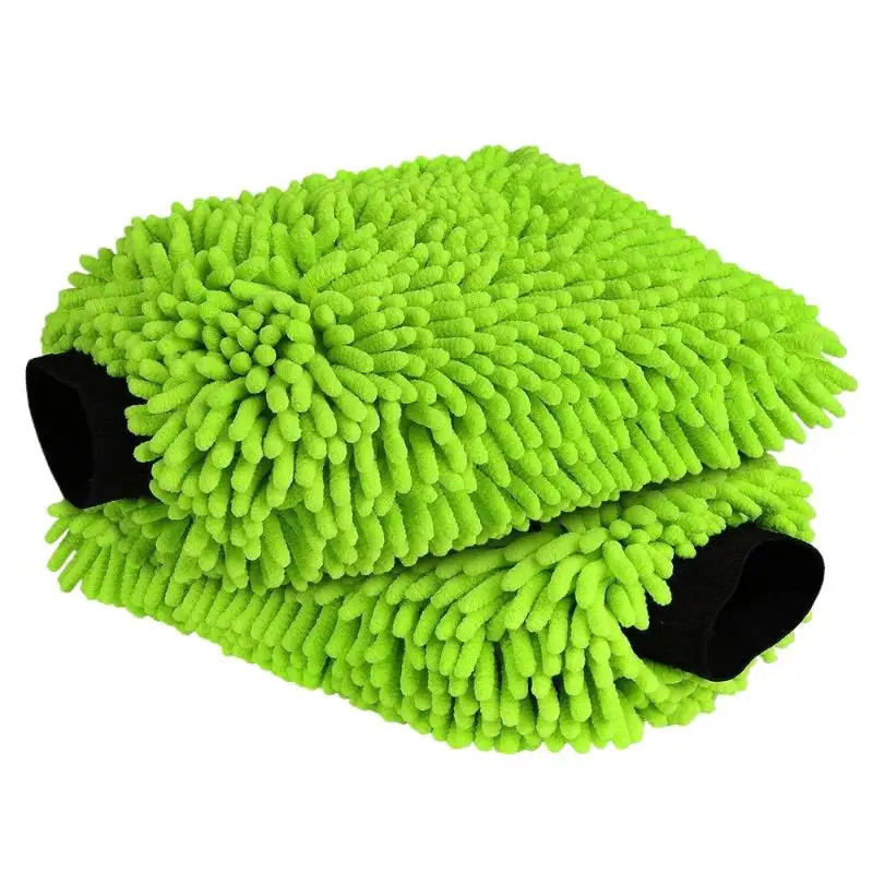 Fusselfreie Autowaschhandschuhe aus Weichem Chenille, Kratzfeste Mikrofaser-Handschuhe für Auto, LKW, Boot, Professionelle Autopflege – Detail 6