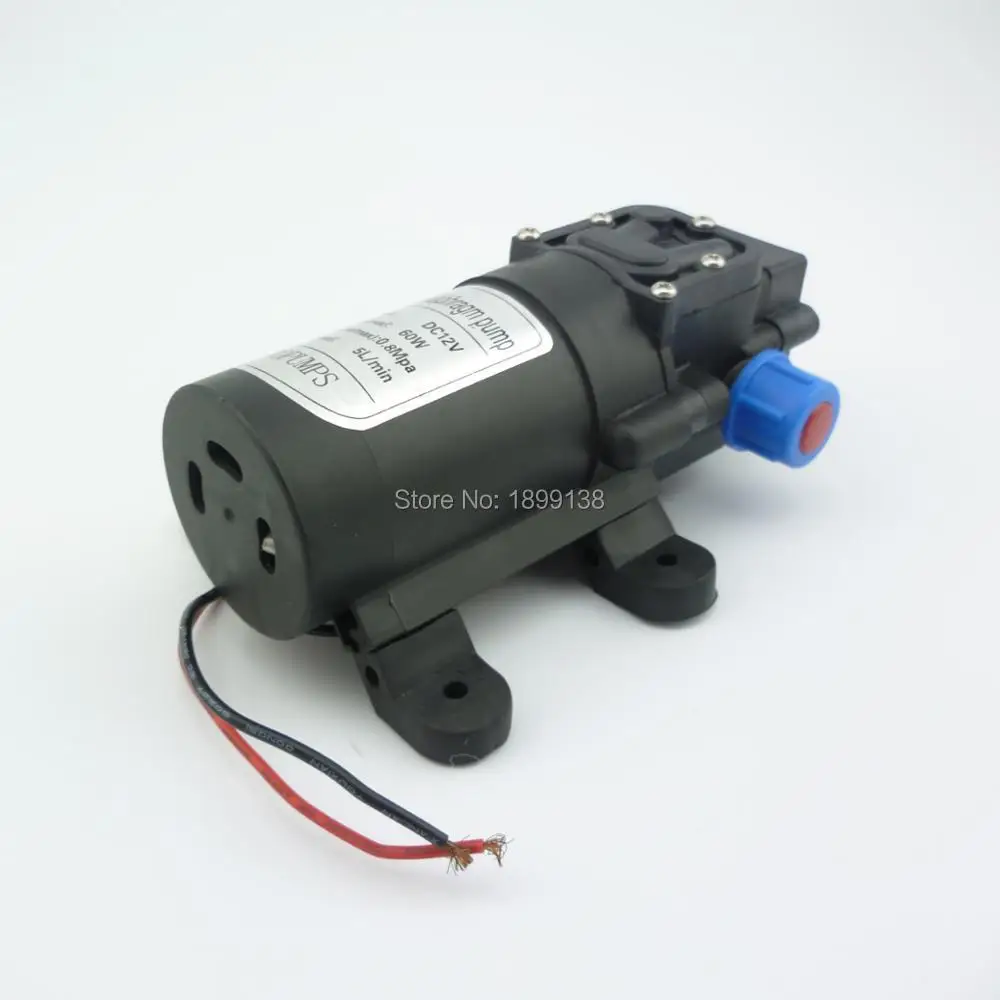 

5Lpm high pressure diaphragm self priming mini 12v electric water pump 60w