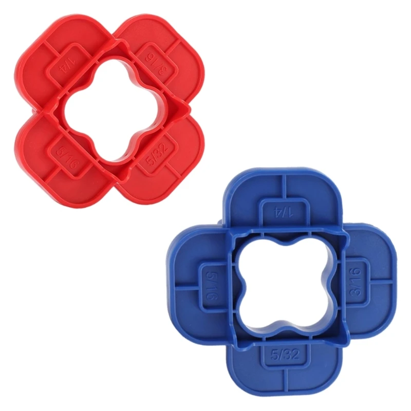 0XLD 6pieces Deck Spacers With Visible Thickness Markings For Accurate Gaps Control During Floor Installation Project
