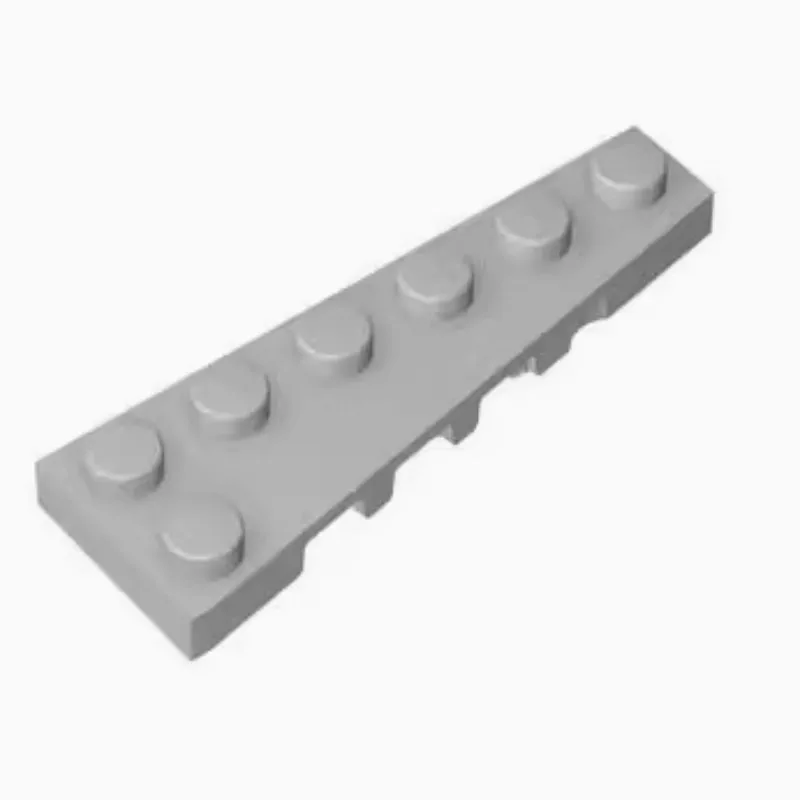 

10 шт. 78444 детали для строительных блоков 6x2, клиновая пластина с правом крылом, новые аксессуары для сборки MOC, игрушки