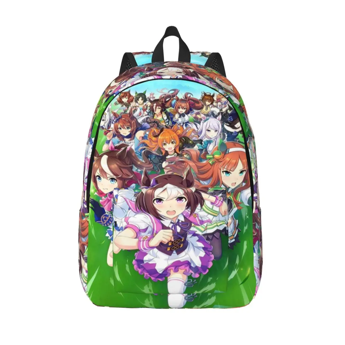 Umamusume Pretty Derby Anime for Teens Student School Bookbag Daypack Elementary High College Hiking