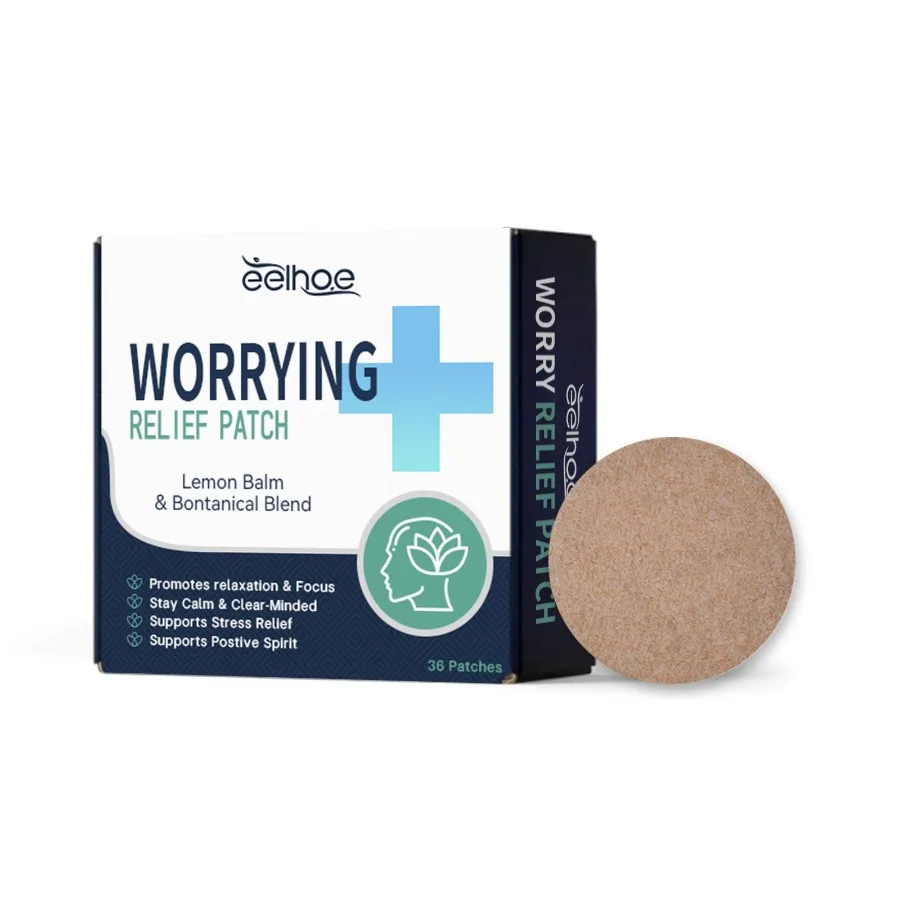 

EELHOE Worrying Relief Patch Relieve Irritable Mood And Relax Body And Mind Behind Ear Acupoint Care Patch