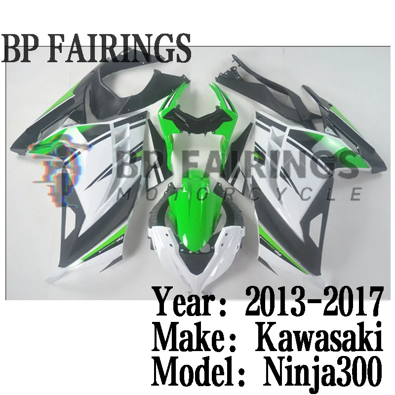 New ABS Injection Molding Fairings Kits Fit For Ninja300 EX300 ZX-3R ZX3R 2013 2014 2015 2016 2017 Bodywork Set Bright Black