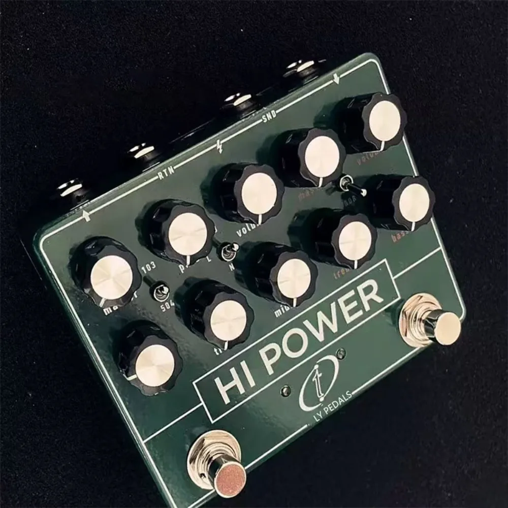 LY-ROCK HI POWER Overload Distortion Single-block Effects Pedal Colorsound Power Boost Effects Pedal